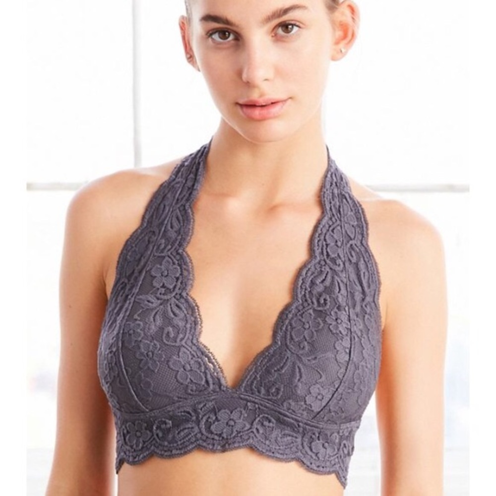 URBAN Out From Under Lace Halter Bralette